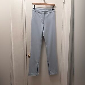 Weekday baby Blue Trousers with ankle zippers